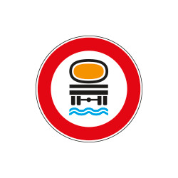 Cartello NF 64B TRANSITO vietato TRASPORTO