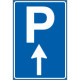 Cartello NF 77 PARCHEGGIO AVANTI