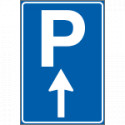 Cartello NF 77 PARCHEGGIO AVANTI