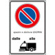 Cartello NF 8/a divieto SOSTA TEMPORANEA