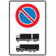 Cartello divieto SOSTA AUTOCARRI
