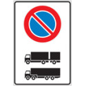 Cartello divieto SOSTA AUTOCARRI
