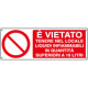 Cartello vietato liquidi infiammabili sopra 10 lt EN ISO 7010