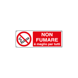 Etichetta adesiva non fumare è meglio per tutti EN ISO 7010
