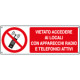 Cartello divieto vietato accedere locali EN ISO 7010