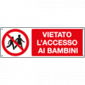Etichetta vietato accesso ai bambini EN ISO 7010