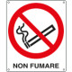 Cartello divieto non fumare EN ISO 7010