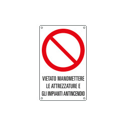 Etichetta adesiva vietato manomettere le attrezzature EN ISO 7010