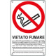 Cartello divieto fumare L. 311 30/12/04+euro EN ISO 7010