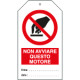 Cartellino plastica non avviare questo motore. . . EN ISO 7010