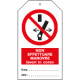 Cartellino plastica NON EFFETTUARE MANOVRE, LAVORI IN CORSO