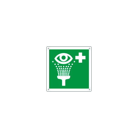 Cartello lavaocchi di emergenza solo simbolo EN ISO 7010