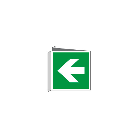 Cartello bifacciale solo simbolo freccia dx/sx EN ISO 7010