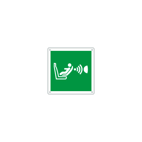 Cartello sistema rilevamento presenza orientamento segg. EN ISO 7010