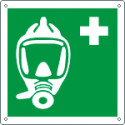 Cartello emergenza autorespiratore per evacuazione EN ISO 7010 E029