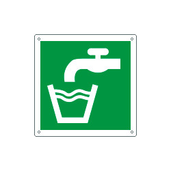 Cartello solo simbolo acqua potabile EN ISO 7010