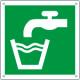 Cartello solo simbolo acqua potabile EN ISO