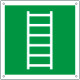Cartello sicurezza scala di evacuazione EN ISO 7010 E059