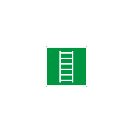 Cartello sicurezza scala di evacuazione EN ISO 7010 E059