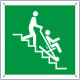 Cartello sicurezza sedia di evacuazione EN ISO 7010 E060