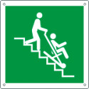Cartello sicurezza sedia di evacuazione EN ISO 7010 E060