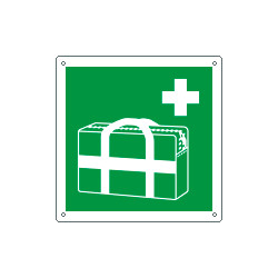 Cartello emergenza borsa primo soccorso portatile EN ISO 7010 E027
