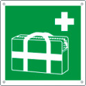 Cartello emergenza borsa primo soccorso portatile EN ISO 7010 E027