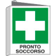 Cartello bifacciale pronto soccorso EN ISO 7010