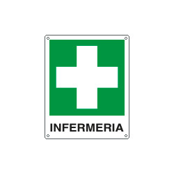 Cartello emergenza infermeria UNI ISO 7010
