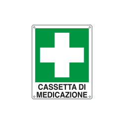 Cartello cassetta di medicazione UNI ISO 7010