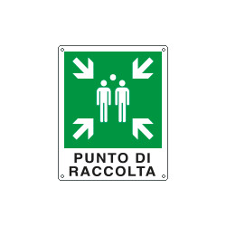Cartello emergenza punto di raccolta