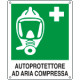 Cartello autoprotettore ad aria compressa EN ISO 7010 E029