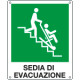 Cartello emergenza sedia di evacuazione EN ISO 7010 E060