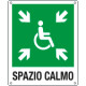 Cartello emergenza spazio calmo EN ISO 7010 E024