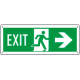 Cartello Exit freccia a destra EN ISO 7010