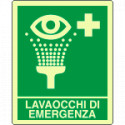 Cartello lavaocchi di emergenza EN ISO 7010