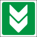 Etichetta d'identificazione senso apertura porte con maniglione antip.
