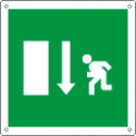 Cartello sicurezza uscita sicurezza basso