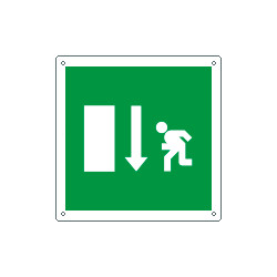 Cartello sicurezza uscita sicurezza basso