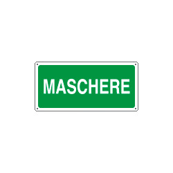 Etichetta adesiva salvataggio maschere