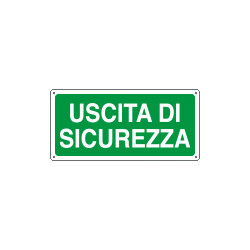 Cartello uscita di sicurezza