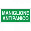Etichetta adesiva maniglione antipanico