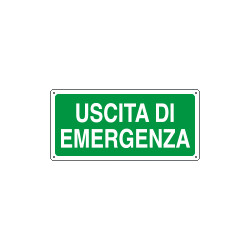Cartello uscita di emergenza