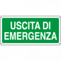 Cartello uscita di emergenza