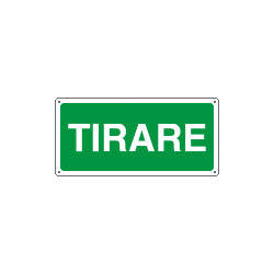 Cartello tirare
