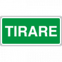 Etichetta adesiva tirare