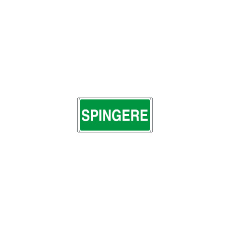 Etichetta adesiva SPINGERE