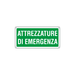 Cartello attrezzatura di emergenza