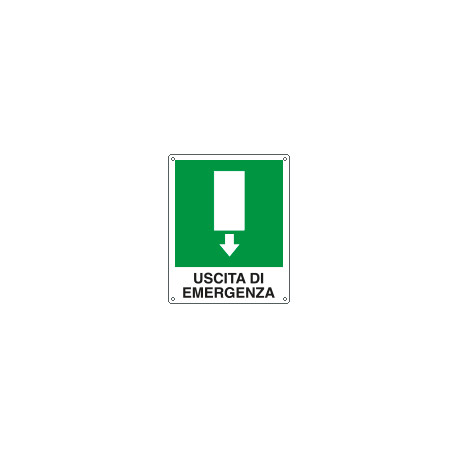 Cartello uscita di emergenza