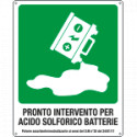 Cart. "pronto interv. per acido solforico